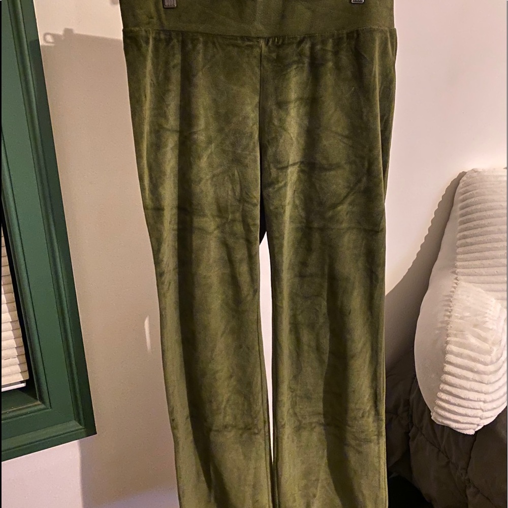 PURE JILL VELVET SWEATPANTS
